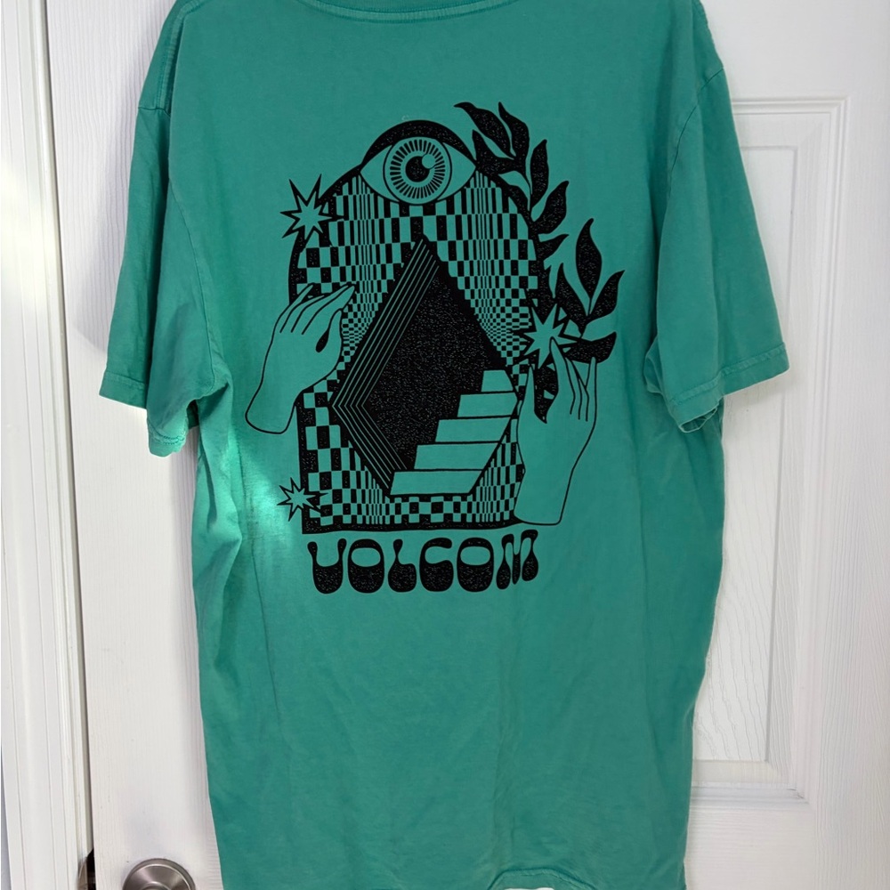 Volcom Teal Modern Fit Tee